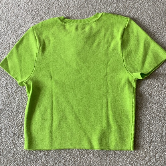 NWT Zara Crop Knit Top - Picture 2 of 3
